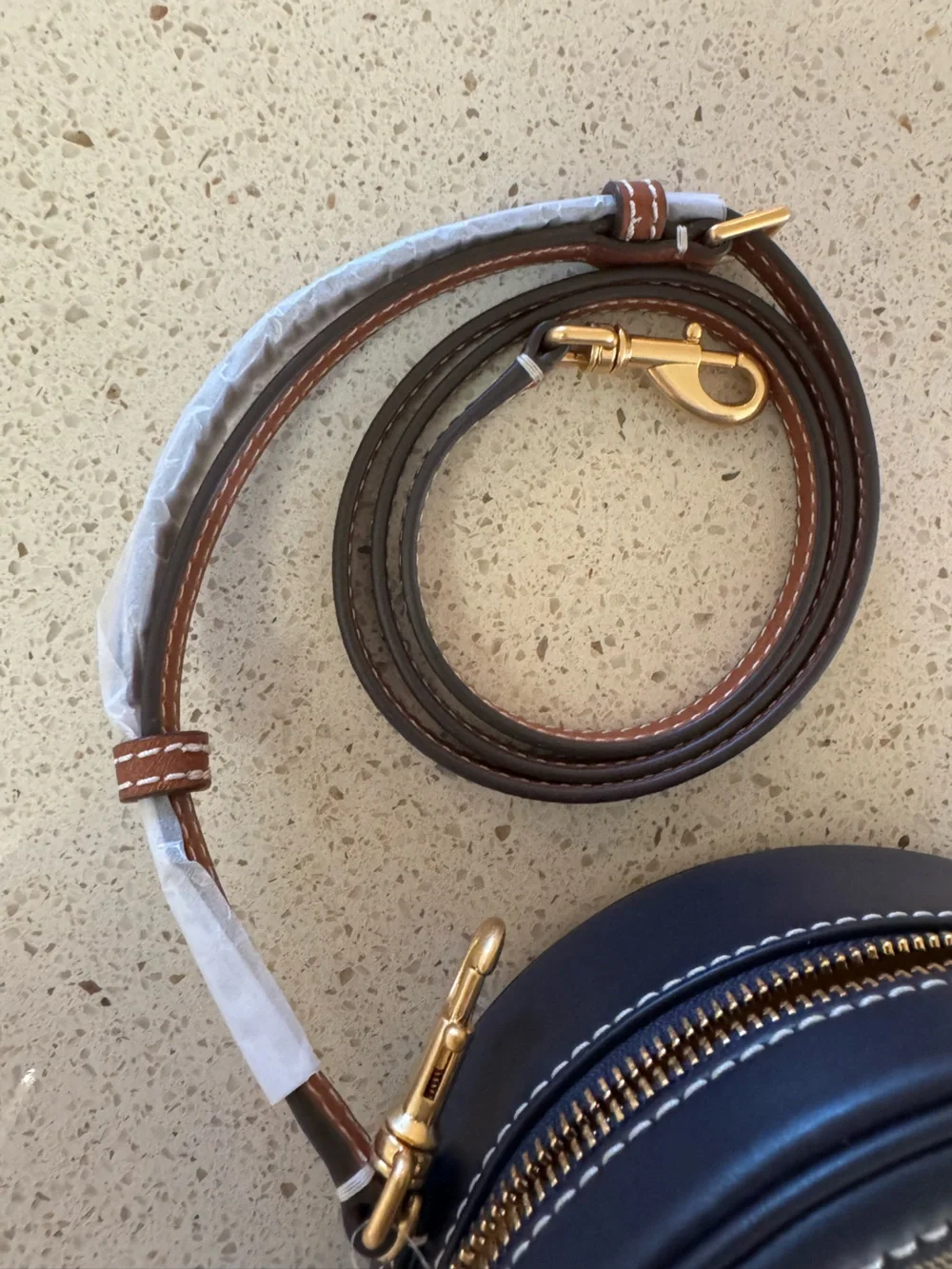 Tory Burch T Monogram Jacquard Moon Crossbody Bag - NWT